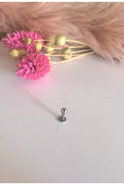 Bylin %100 Cerrahi Çelik Ektra Kısa Barlı Piercing /bar Uzunluğu : 3,5 Mm / 1...