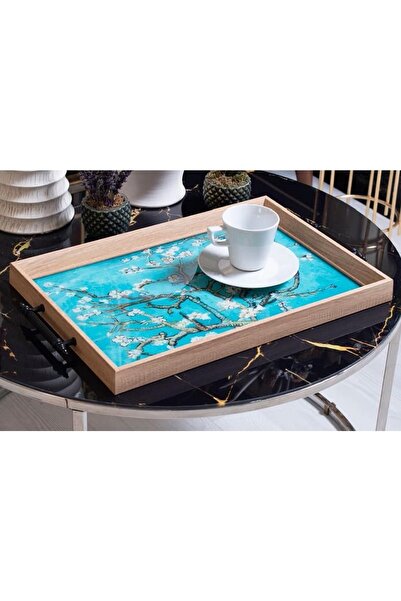 TabloLife Decorative Presentation Tray Sakura Blue