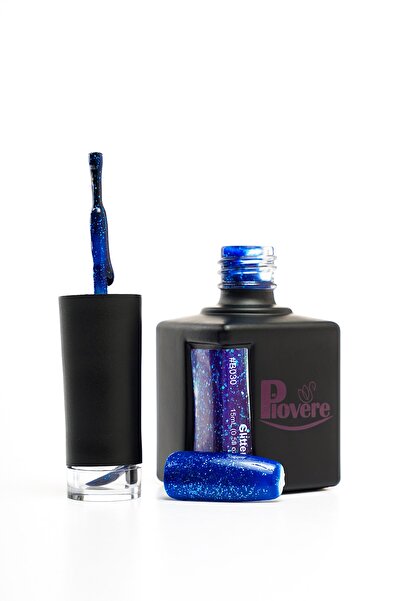 PIOVERE Kalıcı Oje Glitter Blue Night Simli B30 Lacivert (15ML)