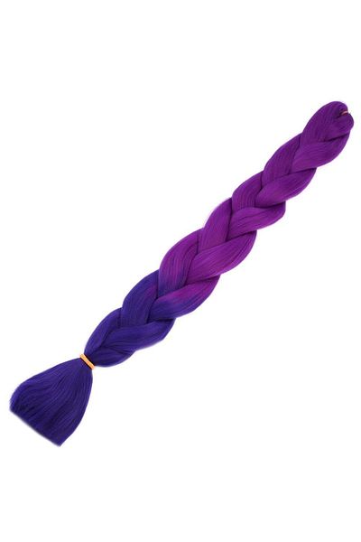 KONAK PERUK Synthetic Ombreli Hair For African Braid And Rasta - Light Purple / Dark Purple