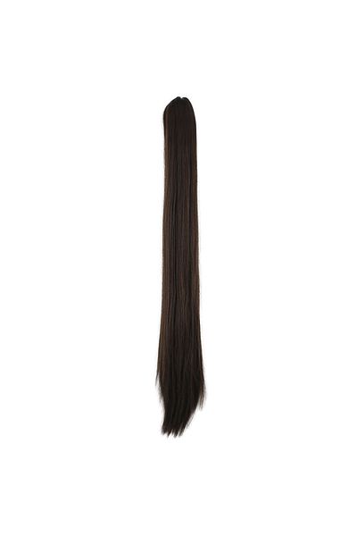 KONAK PERUK Straight Ponytail with Buckle - Light Brown
