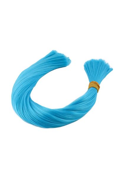 KONAK PERUK 1kg Petrol Blue Synthetic Neck Hair