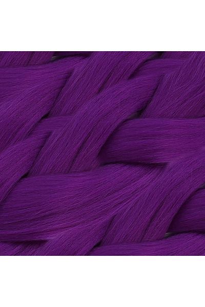 KONAK PERUK Dark Purple Synthetic Hair - For African Braid and Rasta