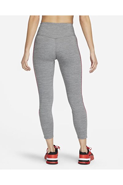 Nike One Normal Belli 7/8 Toparlayıcı Kadın Gri Tayt