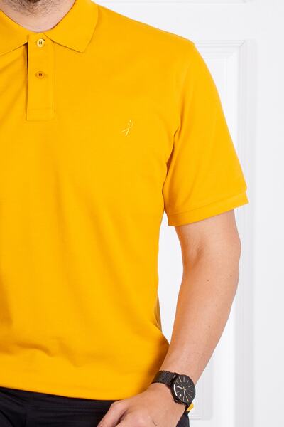 Sarar Επισκέψτε το μπλουζάκι με γιακά πόλο από 100% βαμβάκι