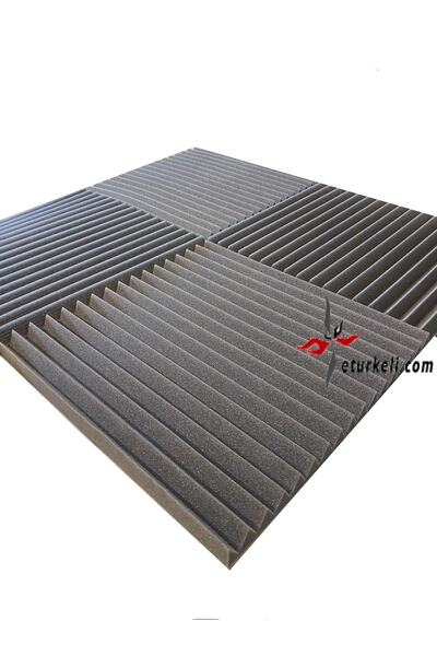 Genel Markalar Zigzag Akustik Ses Yalıtımı süngeri Kendinden Yapışkanlı 40mm 100x100
