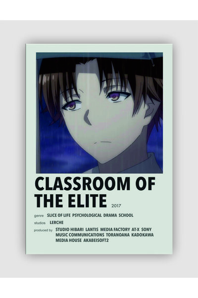 fırsatlar diyarı Classroom Of The Elite Anime Info Card Bilgi Kartı Minimalis...