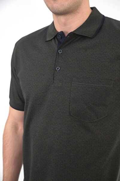 KMKkombin ανδρικό μπλουζάκι με γιακά πόλο με κοντό μανίκι μπλουζάκι μπαμπάς