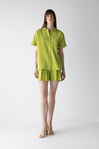 DeFacto High Waist Wide Leg Modal Shorts A5666ax23sm