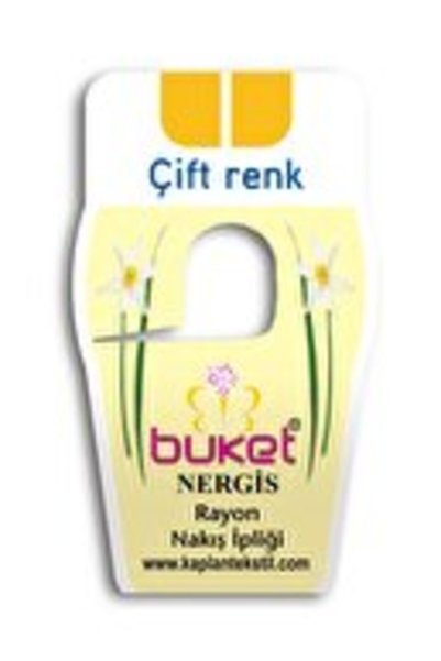 Kaplan El Sanatları Buket narcisa, ručno vezeni konci - dvostruke boje-463
