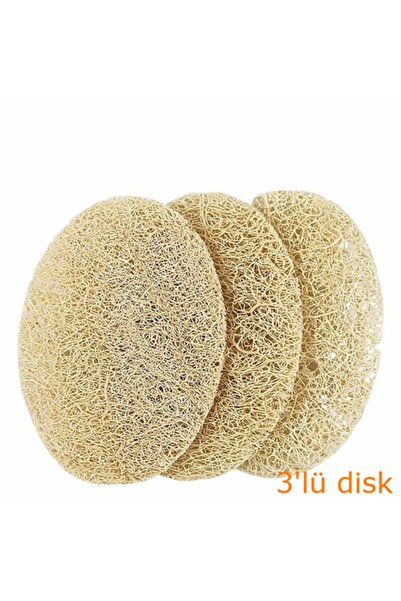iste hızlı gelsin 3'lü Disk Peeling Kabak Lifi Vücut Lifi