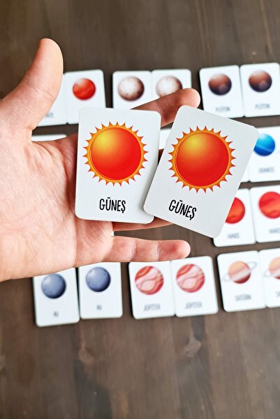 metafortoys Çoklu Ahşap Uzay Hafıza Geliştiren Eşleştirme Oyunu Okul Öncesi Zeka Kartları Toy Story 1+ Yaş Çok