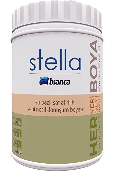 Bianca Stella Su Bazlı Saf Akrilik Boya - 3022-Krater #8211 - 1 Lt