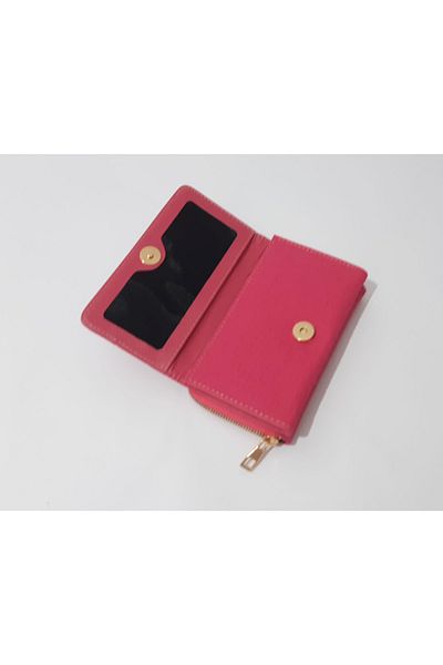 LİONER Women's Wallet Useful Pink Color Women's Wallet