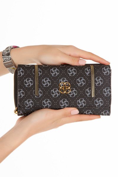 Newish Women's Water Resistant Vegan Leather Wallet with Card Holder and Paper Money Compartment Stylish