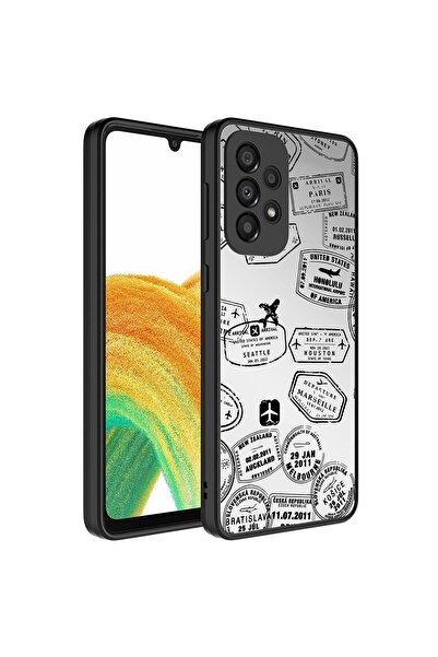 Nezih Case Samsung Galaxy A33 5g Uyumlu Aynalı Desenli Kamera Korumalı Parlak...