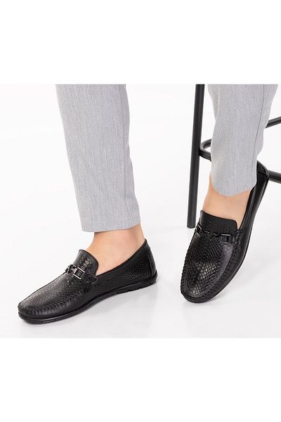 maximoda Genuine Leather Men's Loafer Slip-On Shoes