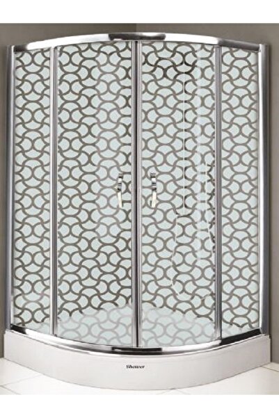 AKTU BAGNO Aktu - Desaş Duşakabin (tekne Hariçtir) - 90x90 Oval - 5mm Temp. C...