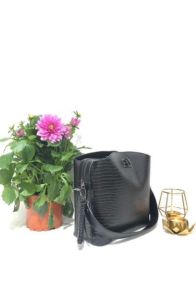 womenacs Culoarea neagră tăiată cu laser poate fi folosită în mână și cu curea de umăr cu o mulțime de ochi și accesorii cu ciucuri