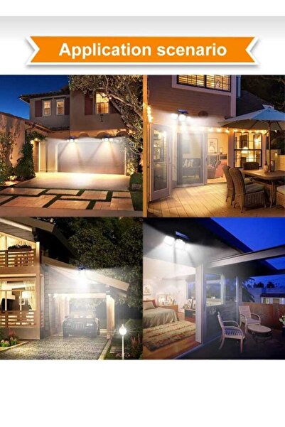 YclShop 148 Led Güneş Enerjili 3 Mod Kumandalı 5 Metre Kablolu Kaliteli Sensö...