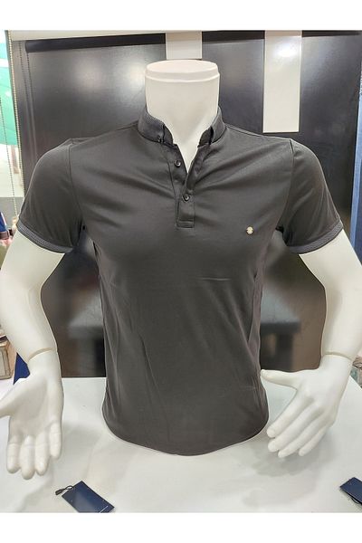 ADVANTE ΑΝΔΡΙΚΟ T-Shirt GÜNCÜOĞLU MERCEERIZED COLLAR ΜΕ ΔΙΑΦΟΡΑ ΧΡΩΜΑΤΟΣ ΚΟΥΜΠΙΑ