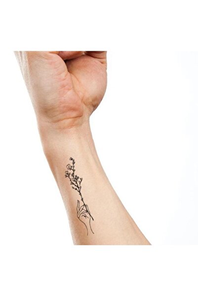petit bijou Unisex Gül Geçici Dövme, Kol,bilek Göğüs Dövmesi, Tattoo