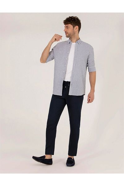 Ecer Alpino Ανδρικό Αθλητικό Παντελόνι Slimfit Λινό 82282310 Herson