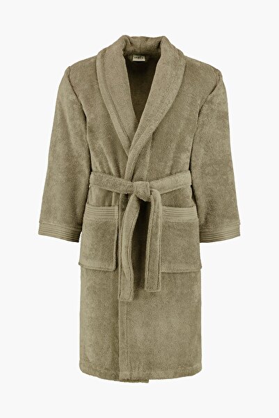 Sarev New Soho Light Khaki Shawl Collar "x-large" Size 100% Cotton Bathrobe