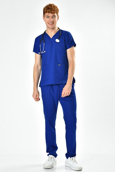 Owlet Medikal Lycra Saks Blue Χειρουργική Στολή