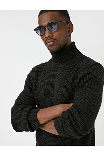 Koton Basic-Strickpullover mit Rollkragen