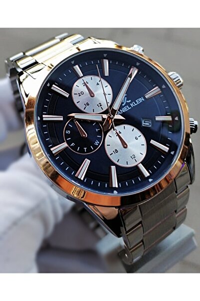 Daniel Klein Exclusive Gümüş Erkek Kol Saati 3 Atm Su Geçirmez Paslanmaz Çeli...