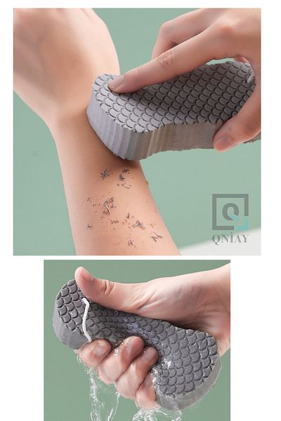 QNİAY Soft Magic Bath Scrub Body Shower Sponge Extra Body Massage Brush Shower Bath Loofah And Sponge