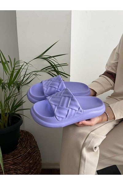 Behtah Kundura Unisex Slide Μαλακή χοντρή αντιολισθητική σόλα Soelite Beach Pool Garden Sea Daily Παντόφλες