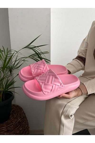 Behtah Kundura Unisex Slide Μαλακή χοντρή αντιολισθητική σόλα Soelite Beach Pool Garden Sea Daily Παντόφλες