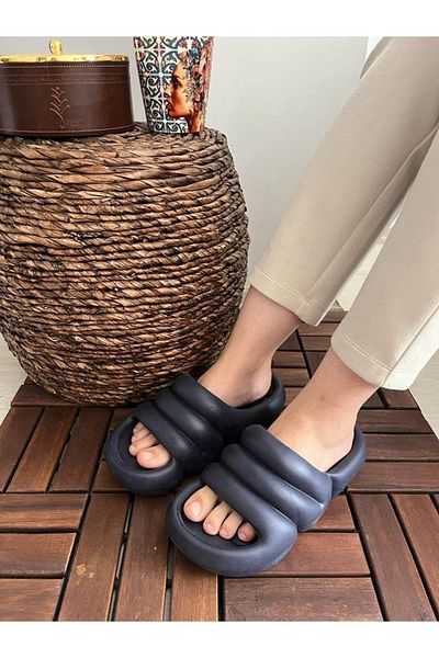 Behtah Kundura Unisex Knuckle Slide Μαλακή χοντρή αντιολισθητική σόλα Soelite Beach Pool Garden Sea Daily Παντόφλες