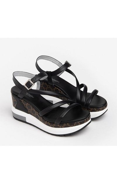 NeroGiardini Sandale de damă E307758D TAMIGI POLI.MILENA7854 ZEPTR MILENA 7854 100-Nero