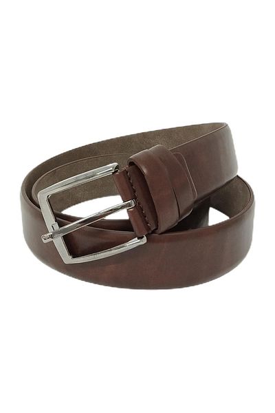 KAMER Original Men's Metal Buckle Leather Stylish Classic Model Jeans Fabric Suit Matching Men's Belt