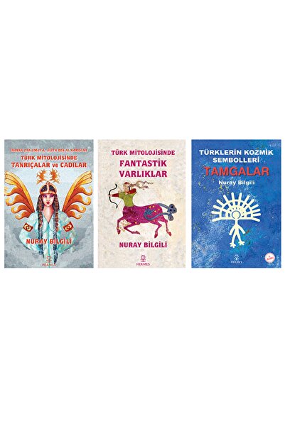 Hermes Yayınları Türk Mitolojisi Serisi: ( 3 Kitap Set ) / Nuray Bilgili
