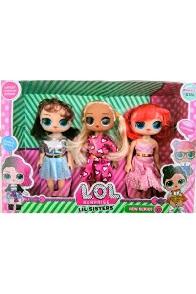 Genel Markalar Gerçek Saçlı Lol Bebek 3 Adet L.o.l. Bebekler Lol Bebek L.o.l....