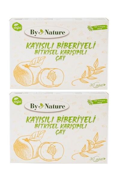 Bynature Kayısılı Biberiyeli Çay 30'lu Paket ( 2-adet )