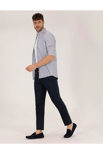 Ecer Alpino Ανδρικό Αθλητικό Παντελόνι Slimfit Λινό 82282310 Herson