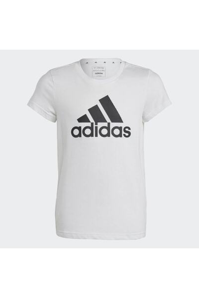 adidas تيشيرت أبيض للأطفال بتصميم كاجوال - G Bl T Ic6121