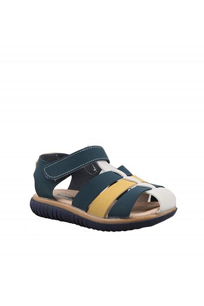Şirin Bebe Παιδικά σανδάλια 231-85 Navy Blue Yellow