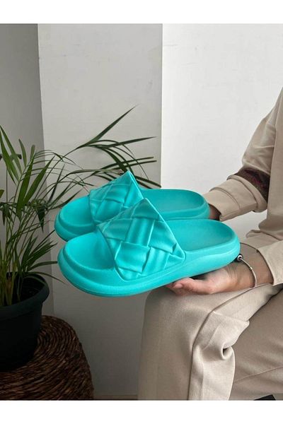 Behtah Kundura Unisex Slide Μαλακή χοντρή αντιολισθητική σόλα Soelite Beach Pool Garden Sea Daily Παντόφλες