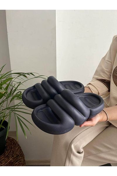 Behtah Kundura Unisex Knuckle Slide Μαλακή χοντρή αντιολισθητική σόλα Soelite Beach Pool Garden Sea Daily Παντόφλες