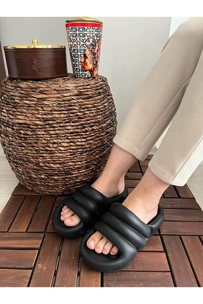 Behtah Kundura Unisex Knuckle Slide Μαλακή χοντρή αντιολισθητική σόλα Soelite Beach Pool Garden Sea Daily Παντόφλες