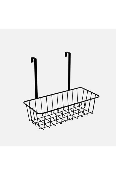 Metaltex Asılabilir Dolap Sepeti Çok Amaçlı Düzenleyici Siyah