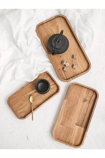 atolyesiahsap Set of 3 Wooden Serving Board