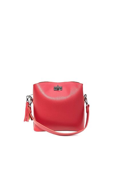 womenacs Culoarea roșie poate fi folosită în mâini și cu curea de umăr cu o mulțime de ochi și accesorii cu ciucuri