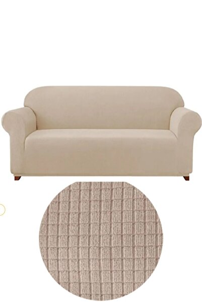 Ensari karaoğlu أريكة ليكرا تتسع لـ 3 أشخاص - مع غطاء مطاطي وأريكة